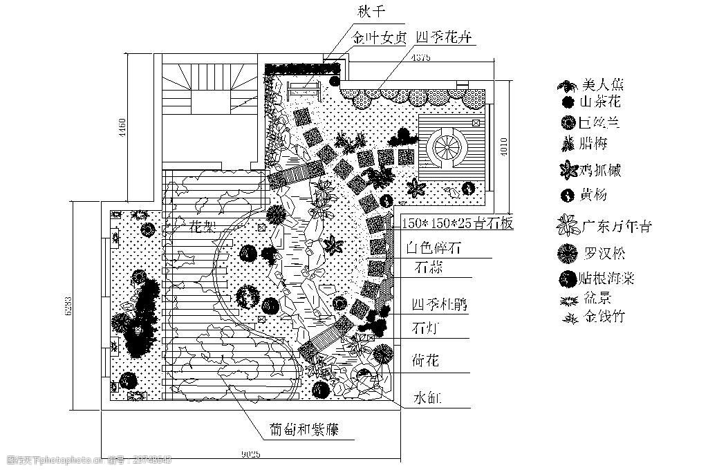 高层屋顶花园景观设计图