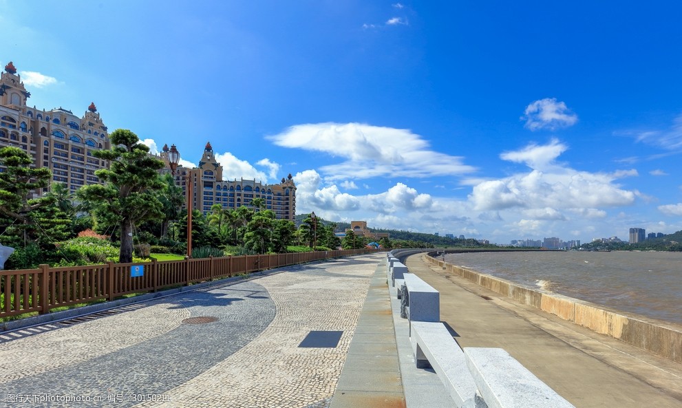 珠海长隆横琴湾酒店外围坝堤