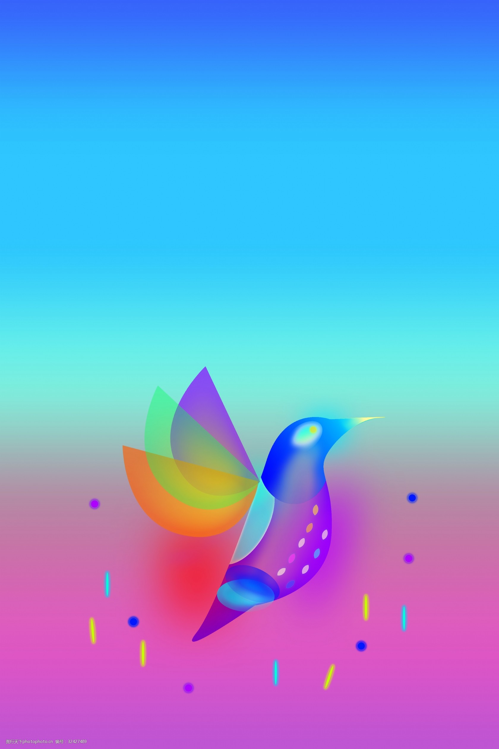 光感渐变透明渐变背景下载原图免费下