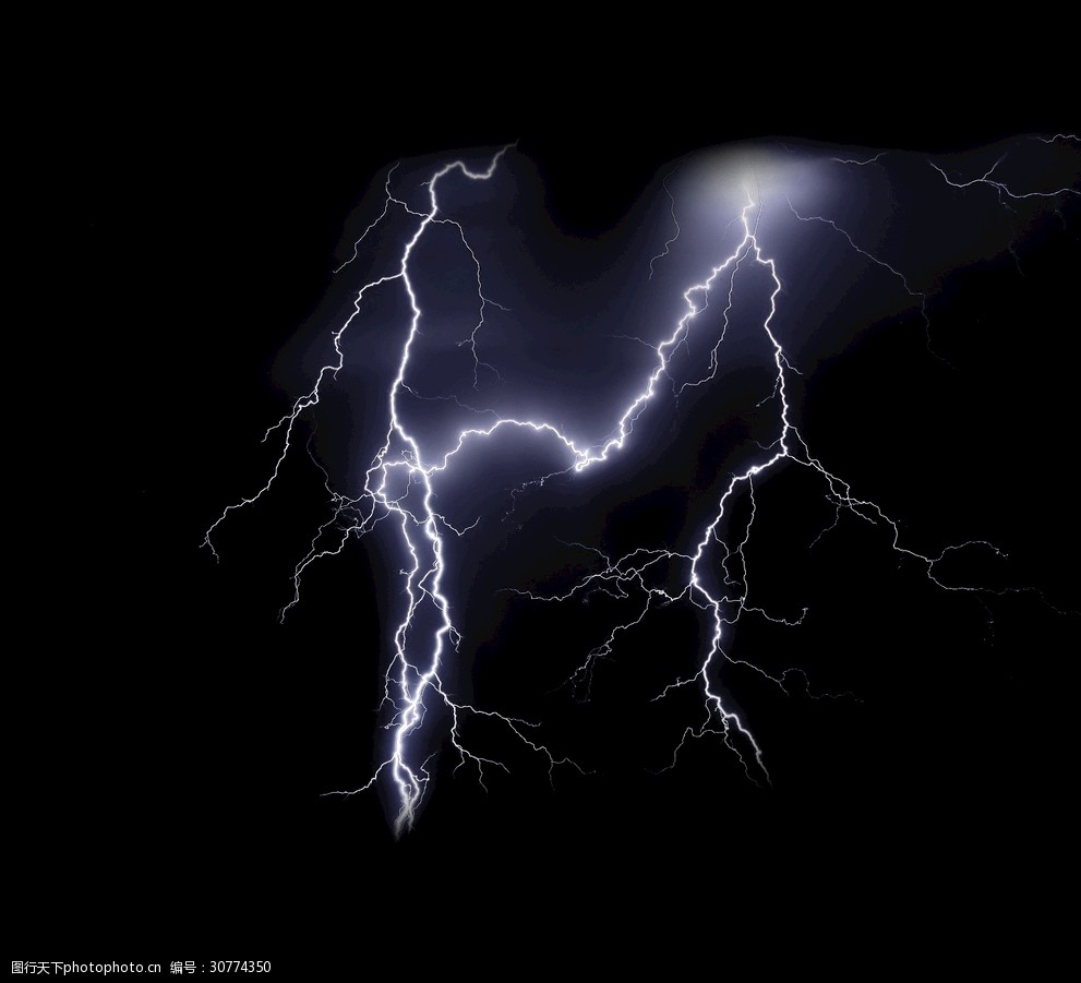 实拍闪电图片素材
