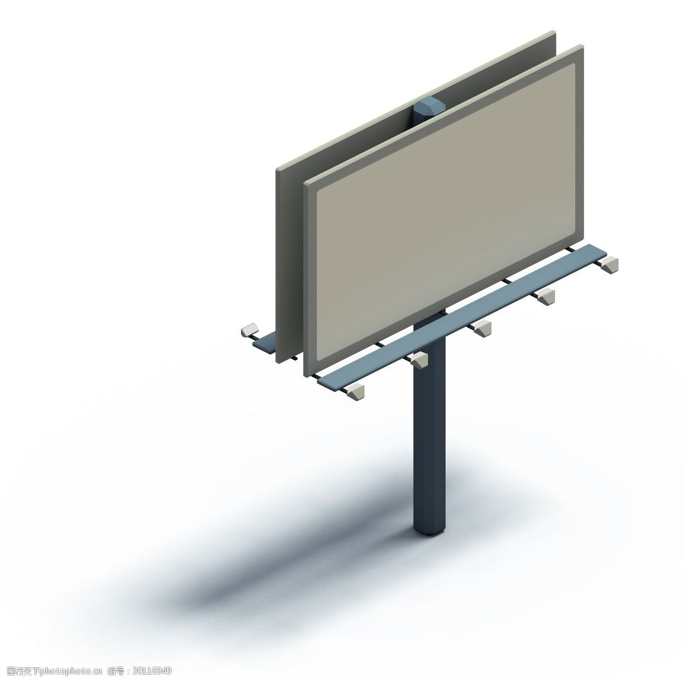 户外广告牌高端等轴3d立体